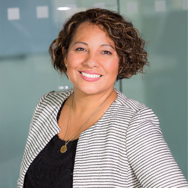 Smiling businesswoman