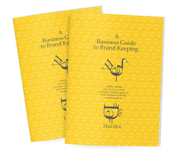 A Business Guide to Brand Keeping booklet by Mad Hen